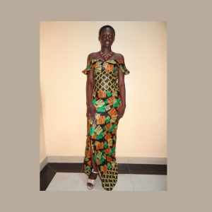 Cindy - Long Ankara Evening Dress