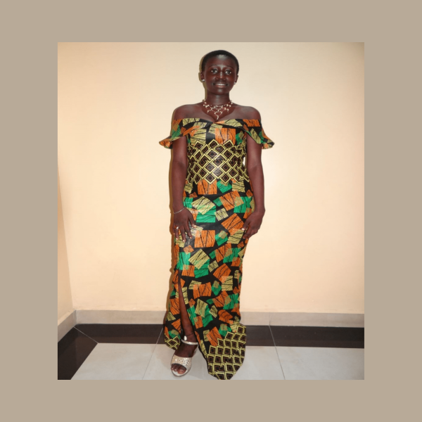 Cindy - Long Ankara Evening Dress