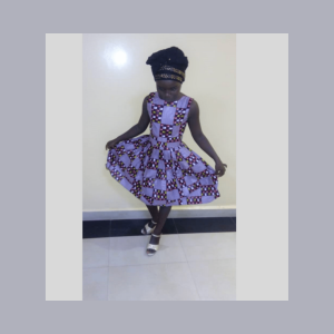 Selina - African Girls Ankara Dress