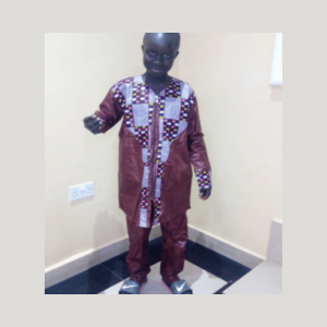 Eddie - African Boys Bazin Outfit