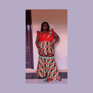 Yama - A-Line Long African Dress