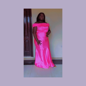 Yama - Pink Evening Gown