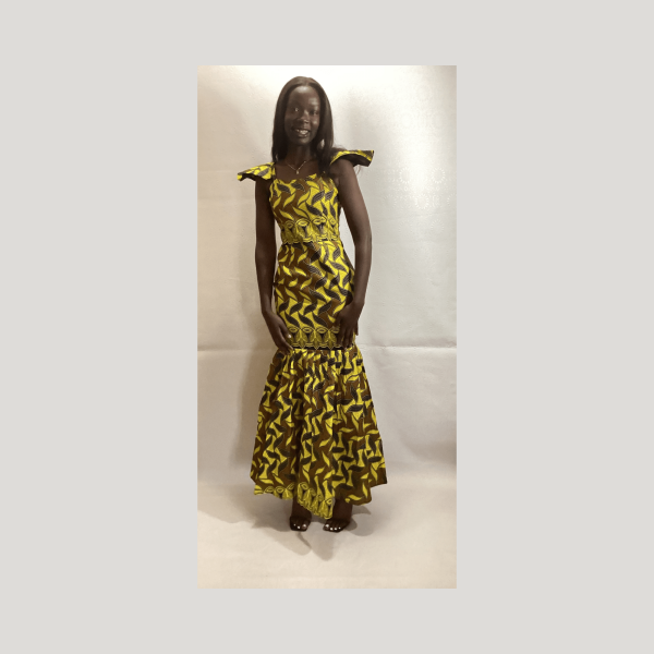 Brittany - Summer African Mermaid Dress