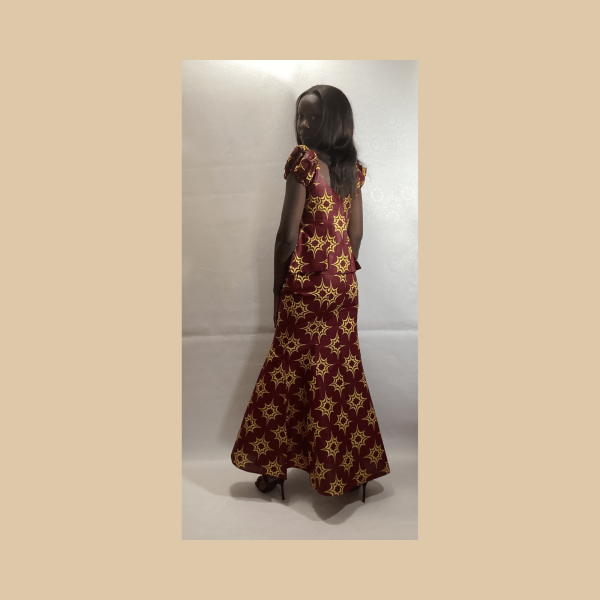 Sara - Mermaid Ankara Skirt Set