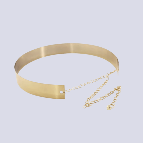 Ladies Gold Metal Belt