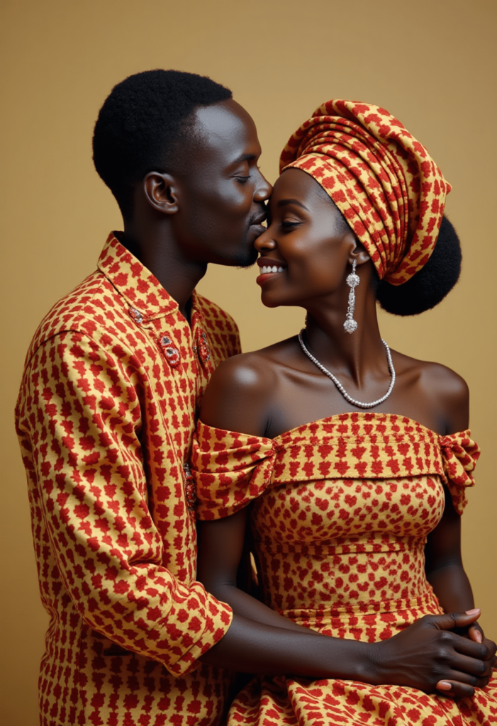 African Couple Outfit