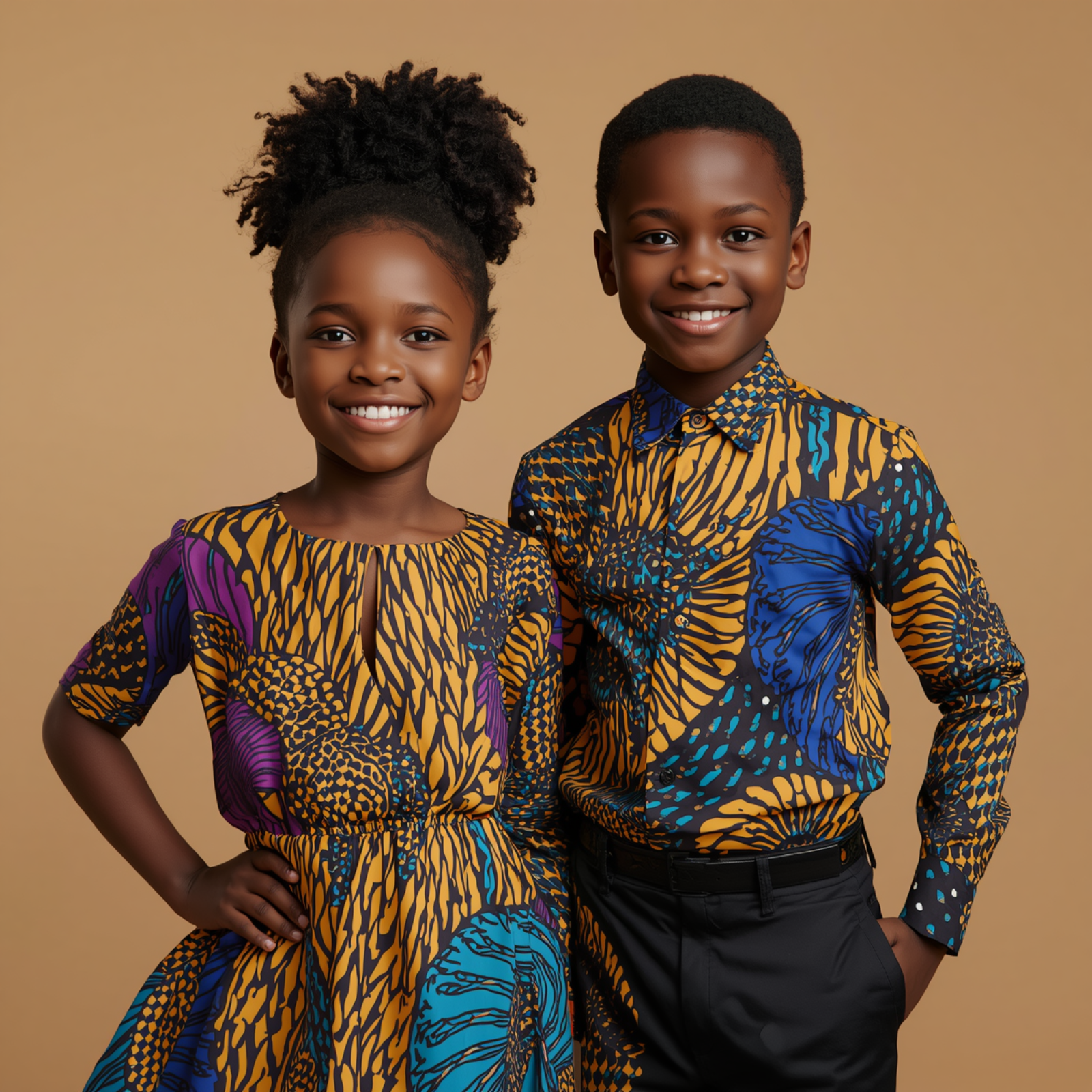 Kids — crafted pieces in smaller proportions