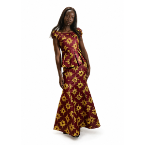 Zurie African Print Skirt Set