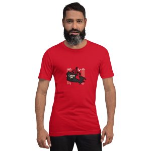 Canada Day Map Unisex T-Shirt