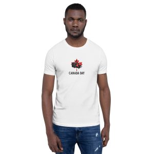 Canada Day Map Maple Leaf Unisex T-Shirt