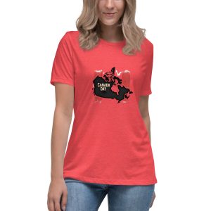 Canada Day Map Women's T-Shirt