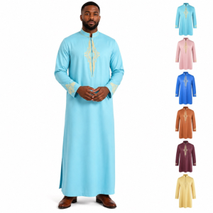 Azure Crest Kaftan