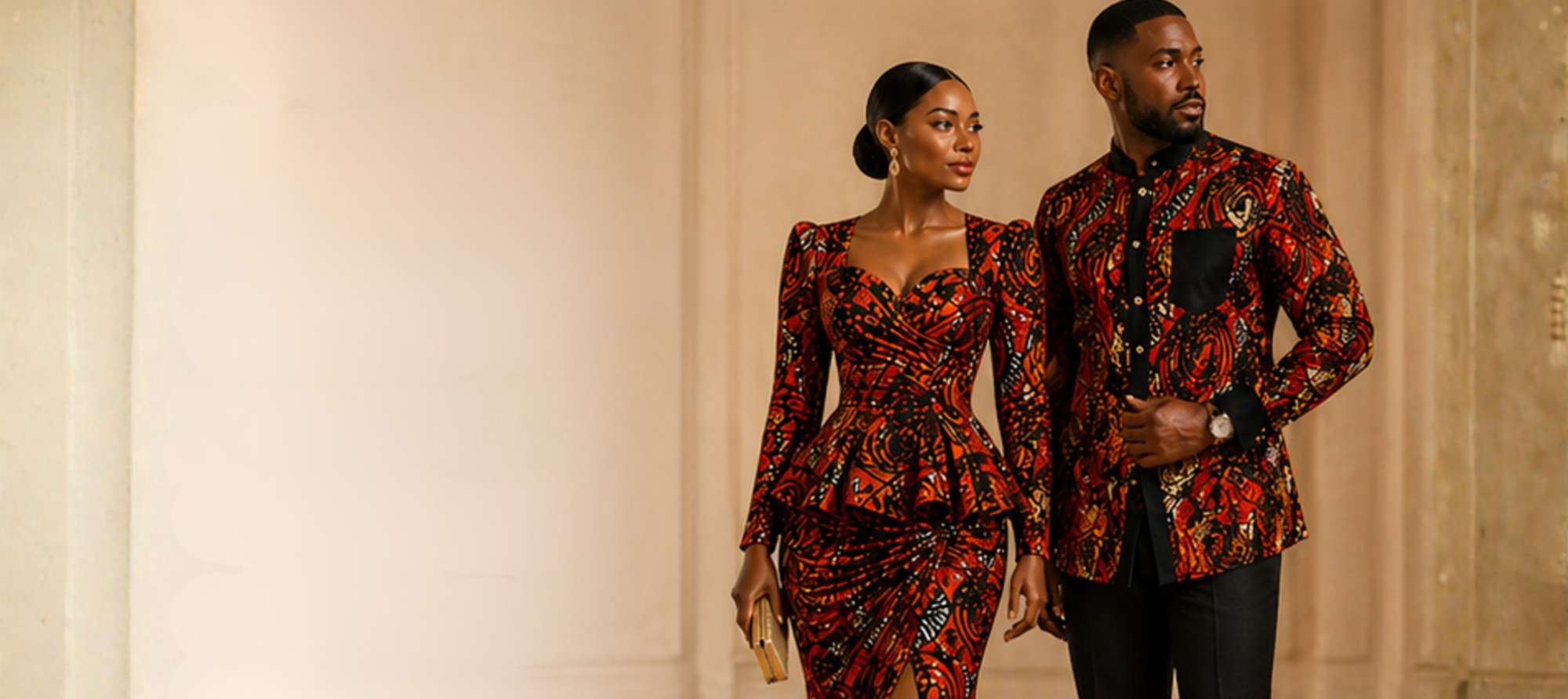 Sohnas summer campaign — handcrafted African luxury garment