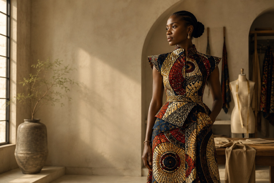 Sohnas Made-To-Order — bespoke Ankara garment in a contemporary African atelier