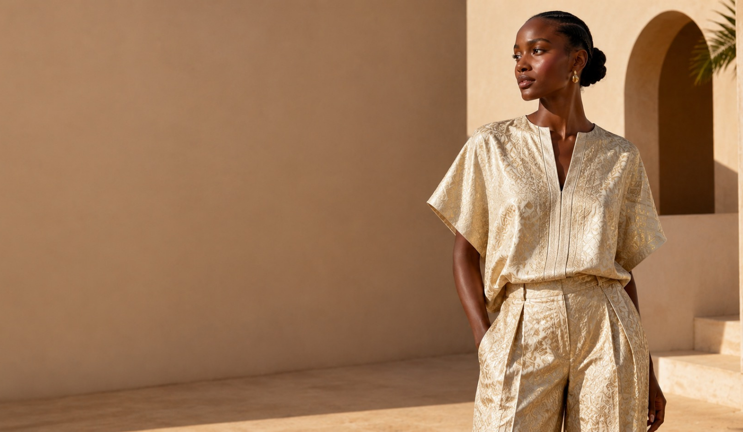 Sohnas Ready-To-Wear — refined everyday garment in a contemporary African setting